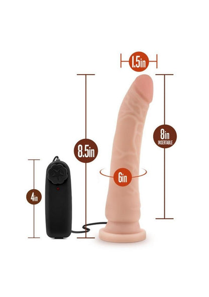 Dr. Skin Vibrating Dildo with Suction Cup