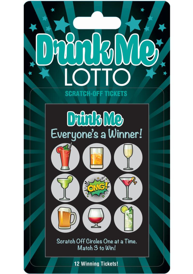 Drink Me Lotto Scratch Off Tickets - 12 Per Pack