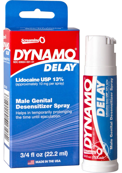 Dynamo Delay Spray 6 Packs Per Pop - Display