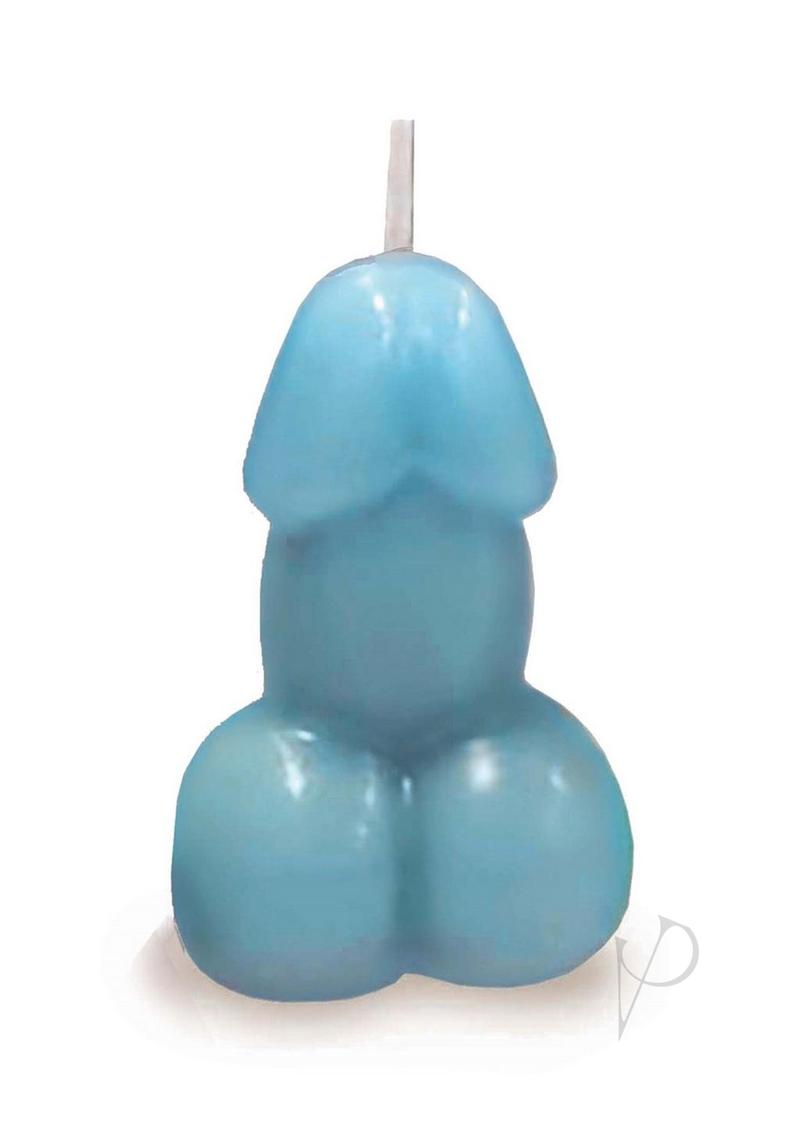 Eden's Candle Vanilla Scented Penis - Blue