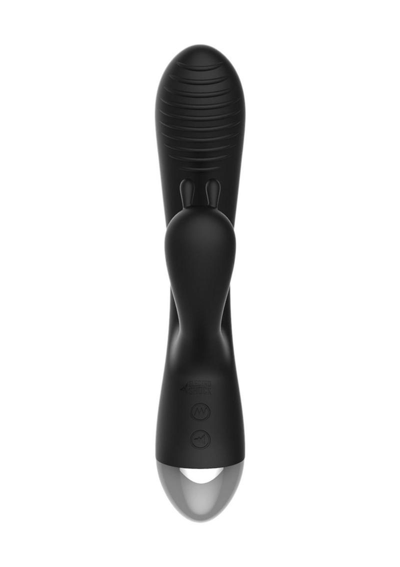 Electro Shock Rechargeable Silicone E-Stimulation Rabbit Vibrator