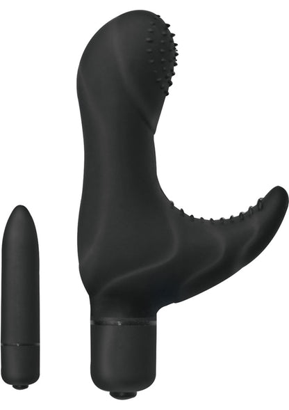 Elite Collection Silicone Climaxer Vibrator - Black