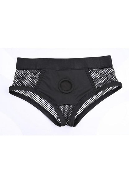 Em.Ex. Fit Harness Fishnet - Black - Medium