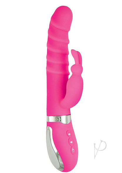 Energize Heat Up Bunny 1 Rechargeable Silicone Warming Vibrator - Pink