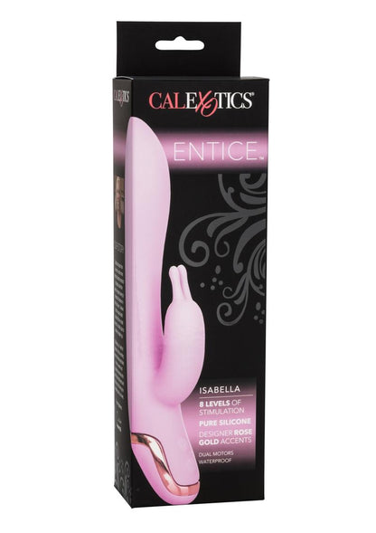 Entice Isabella Silicone Rabbit Vibrator - Pink