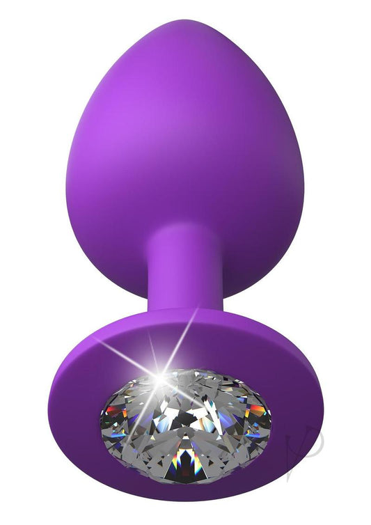 Fantasy For Her Her Little Gem Large Plug Anal Play Silicone Waterproof - Purple - Large