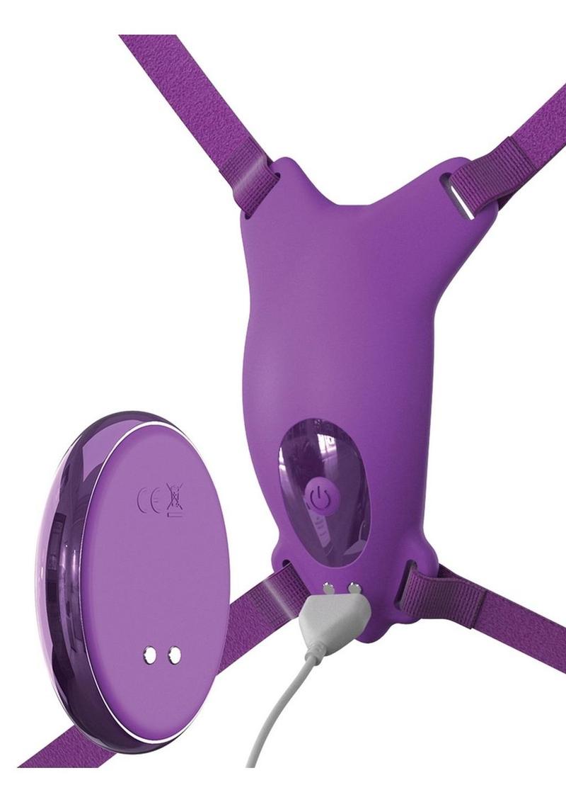 Fantasy For Her Ultimate Butterfly Silicone Strap-On with Remote Control