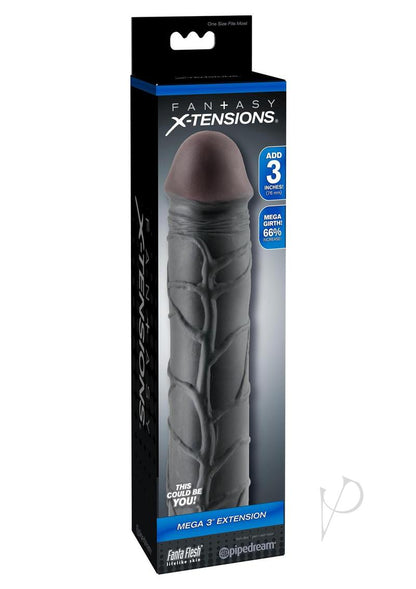 Fantasy X-Tensions Mega 3in Extension Sleeve - Black - 9in