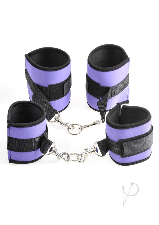 Fetish Fantasy Pleasure Bondage - Black/Purple - Set