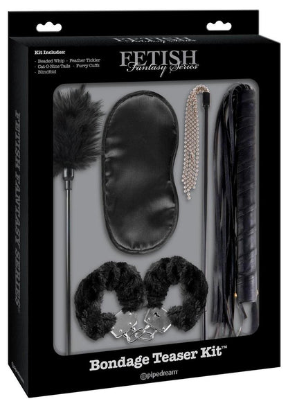 Fetish Fantasy Series Limited Edition Bondage Teaser - Black - 5 Piece Kit