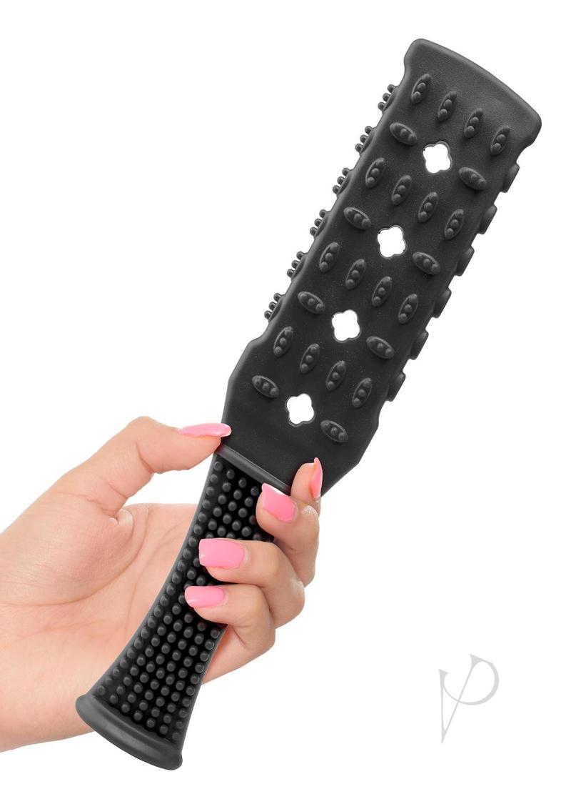 Fetish Fantasy Series Rubber Paddle - Black - 10.5in