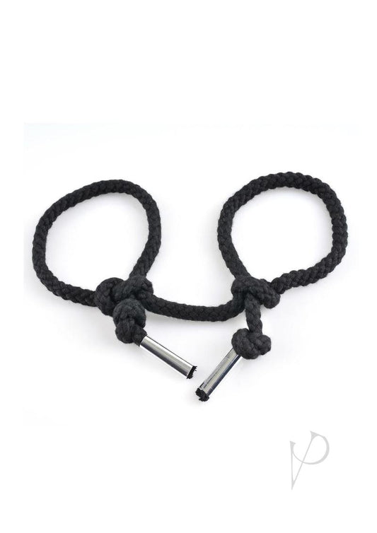 Fetish Fantasy Series Silk Rope Bondage - Black - Set