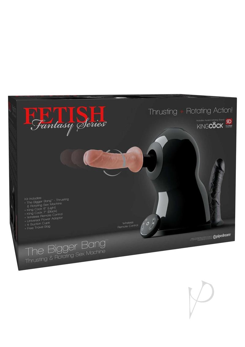 Fetish Fantasy The Bigger Bang Thrusting and Rotating Sex Machine - Black