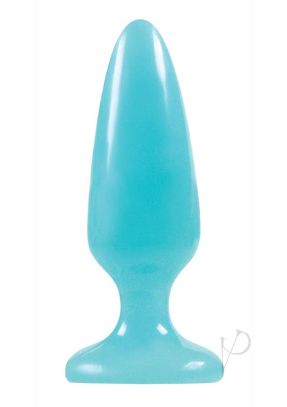 Firefly Pleasure Plug Butt Plug - Blue/Glow In The Dark - Medium