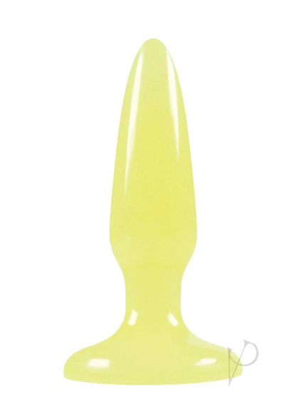 Firefly Pleasure Plug Mini Butt Plug - Glow In The Dark/Yellow