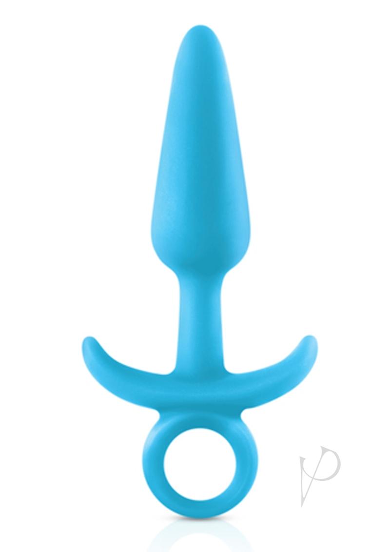 Firefly Prince Silicone Butt Plug - Blue/Glow In The Dark - Small