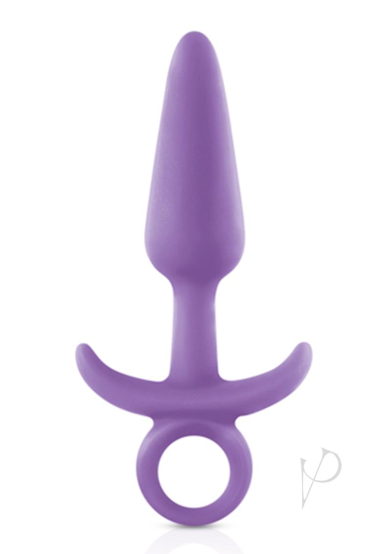 Firefly Prince Silicone Butt Plug - Glow In The Dark/Purple - Medium