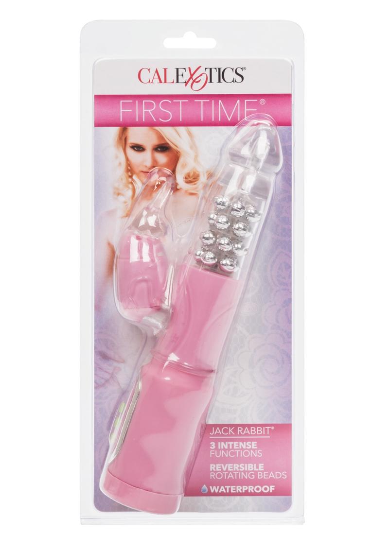 First Time Jack Rabbit Vibrator - Pink