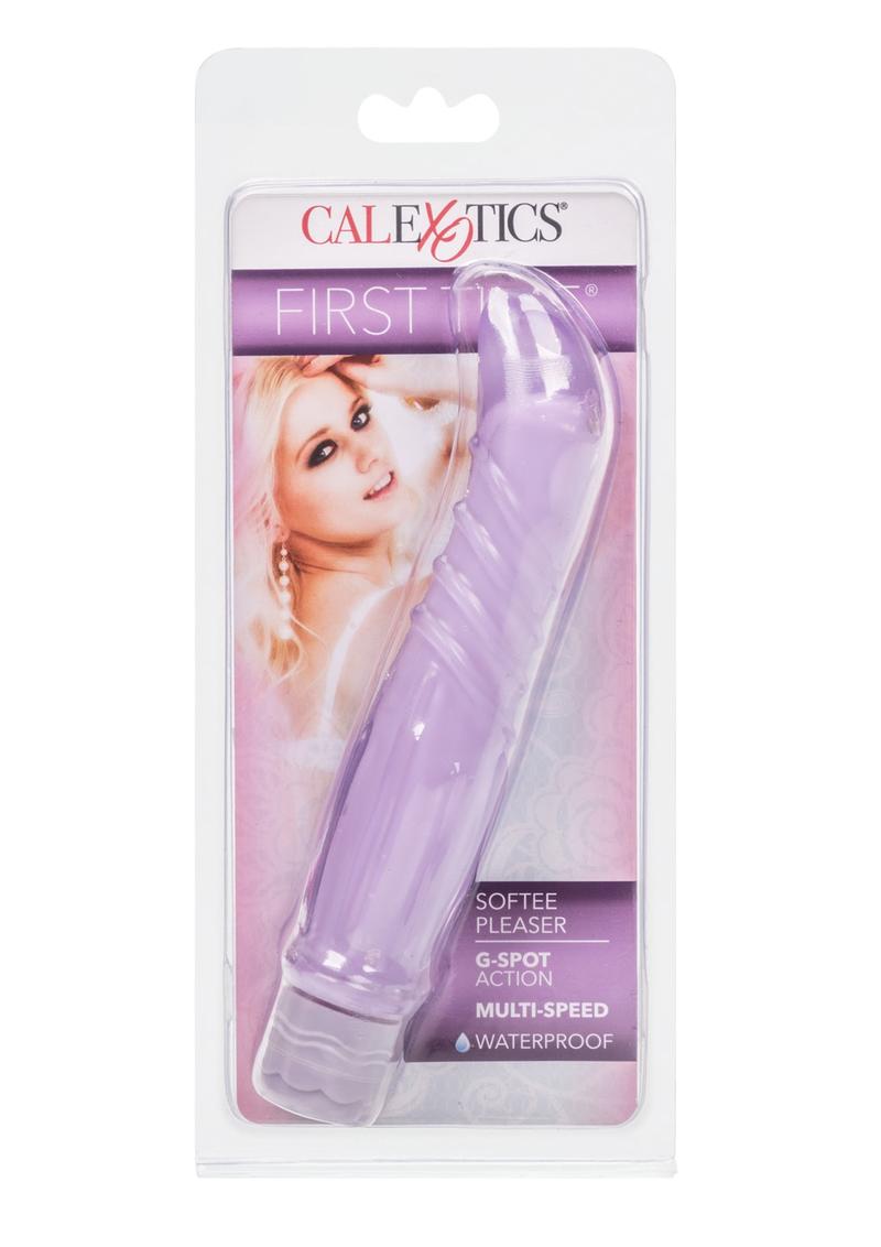 First Time Softee Pleaser Vibrator - Purple