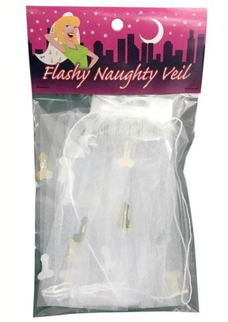 Flashy Naughty Veil - White