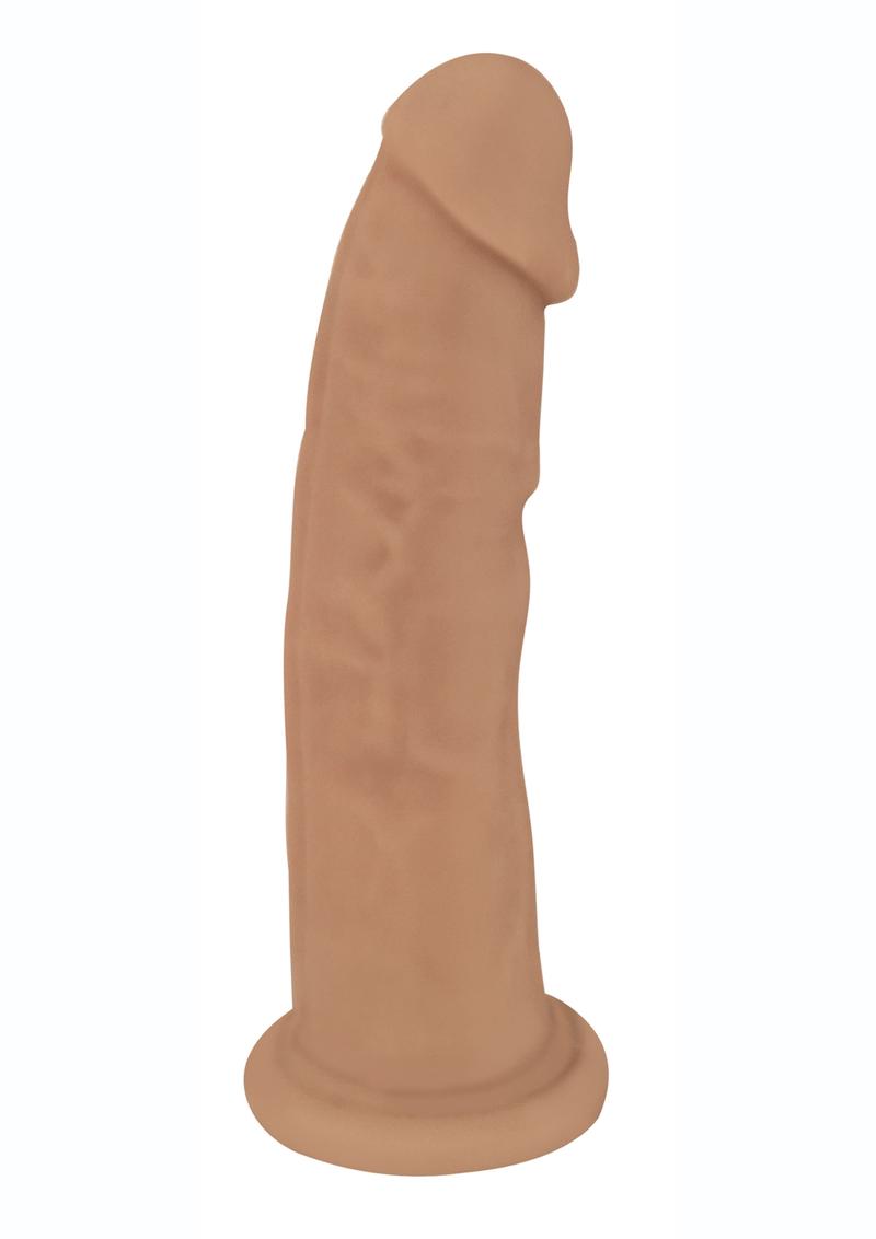 Fleshstixxx Dual Density Silicone Bendable Dong - Caramel - 7in