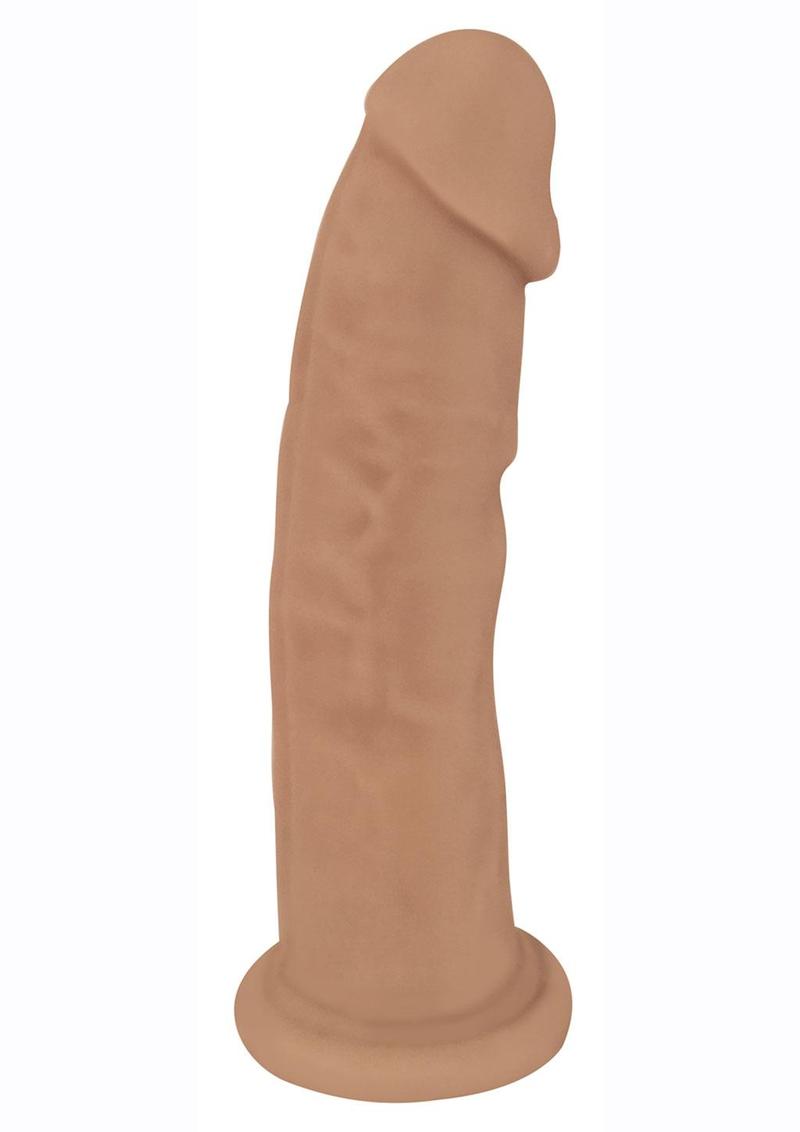 Fleshstixxx Dual Density Silicone Bendable Dong - Caramel - 9in