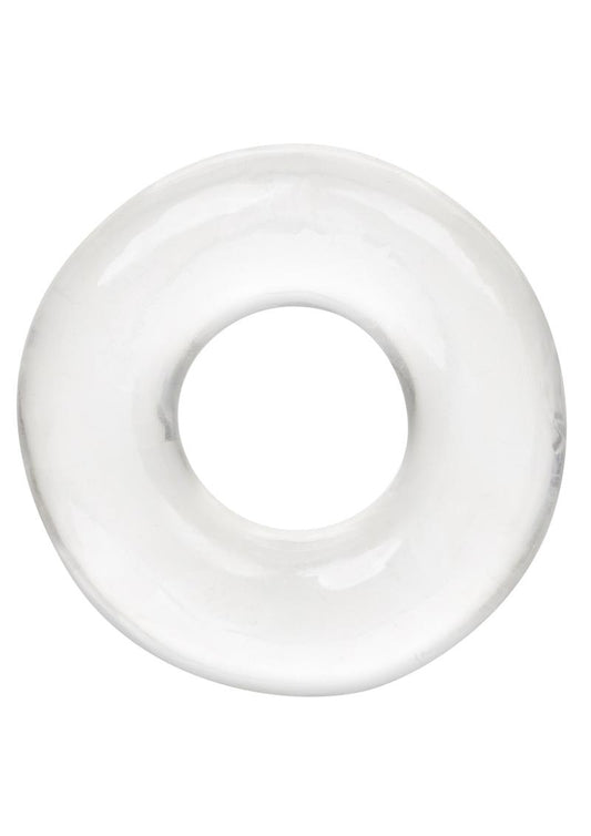 Foil Pack XL Cock Ring - Clear - XLarge