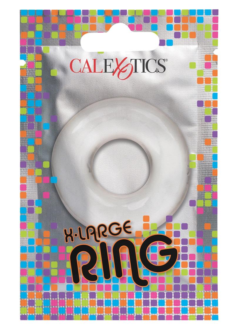 Foil Pack XL Cock Ring - Clear - XLarge