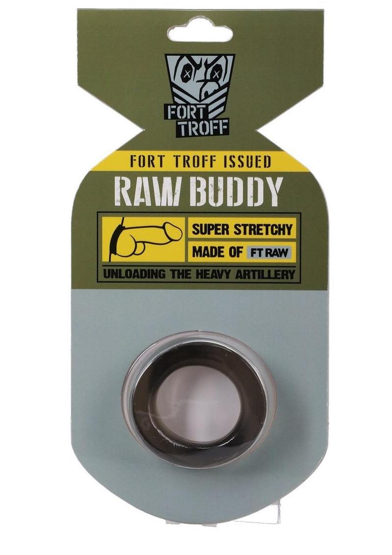 Fort Troff Artillery Raw Buddy Cock Ring - Smoke