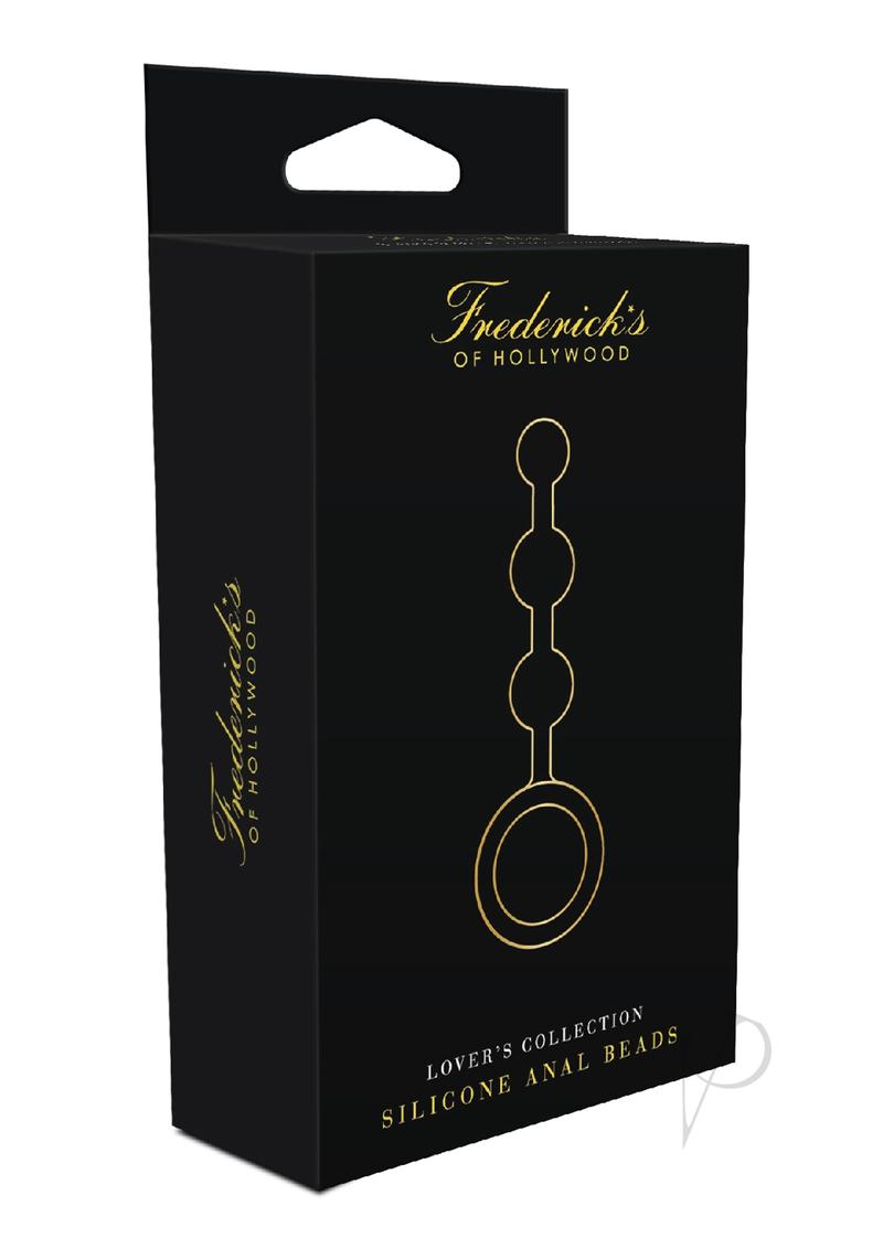 Frederick's Of Hollywood Silicone Anal Beads - Black