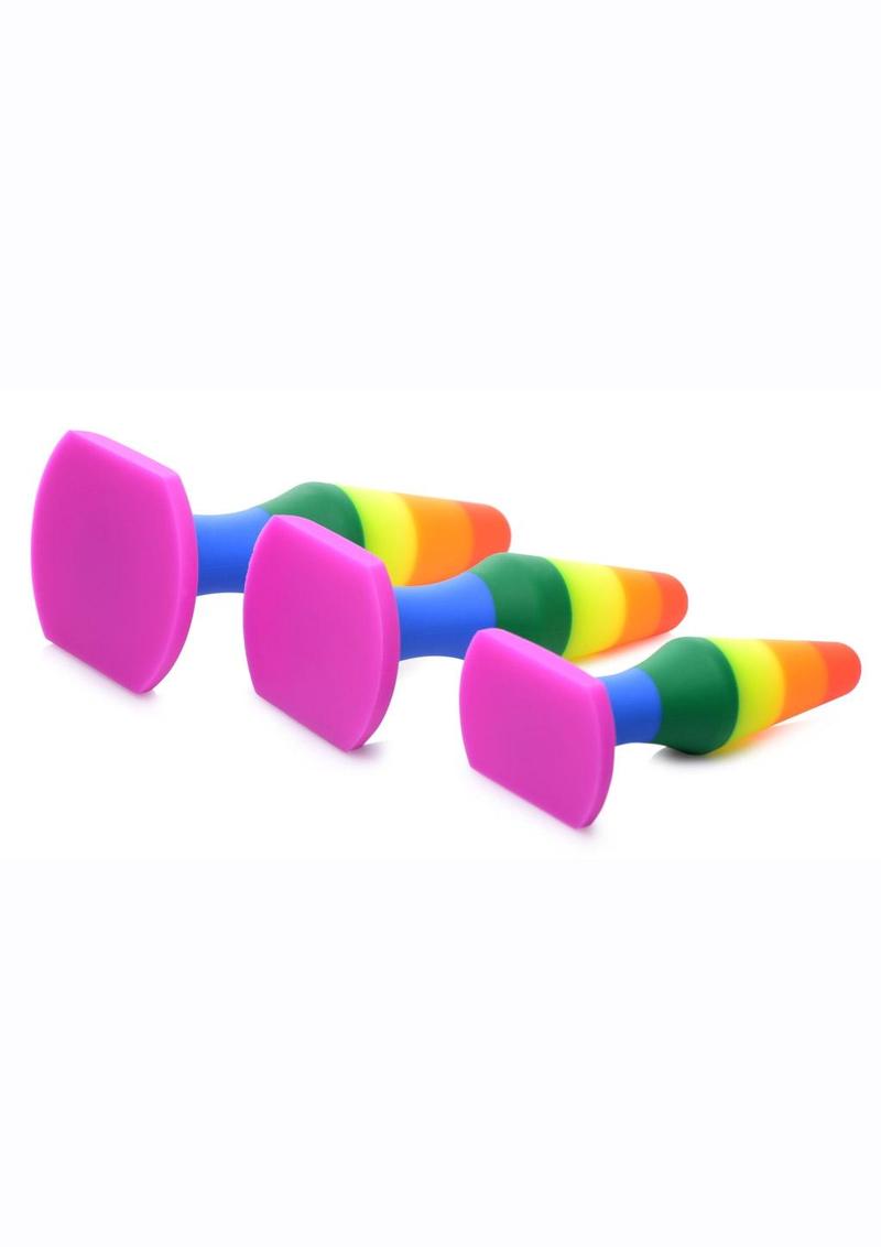 Frisky Rainbow Silicone Anal Trainer