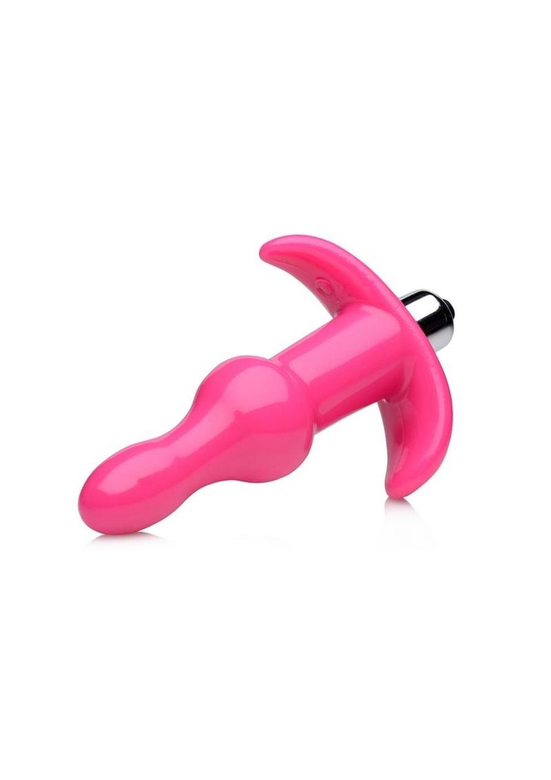 Frisky Rolling Pink Bumpy Vibrating Anal Plug