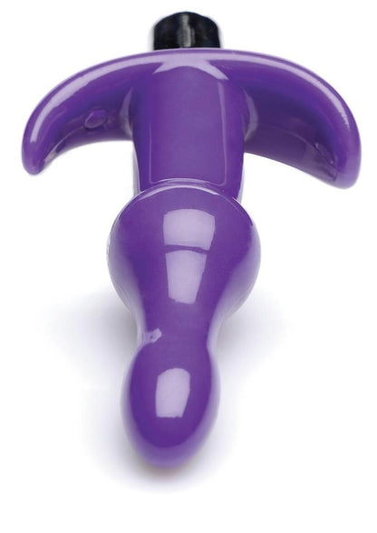 Frisky Rolling Purple Bumpy Vibrating Anal Plug