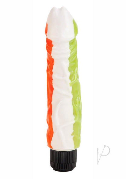 Funky Jelly Big Vibrator - Multicolor - 8in