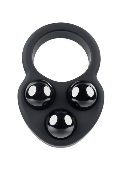 Gender X Workout Silicone Training Cock Ring - Black