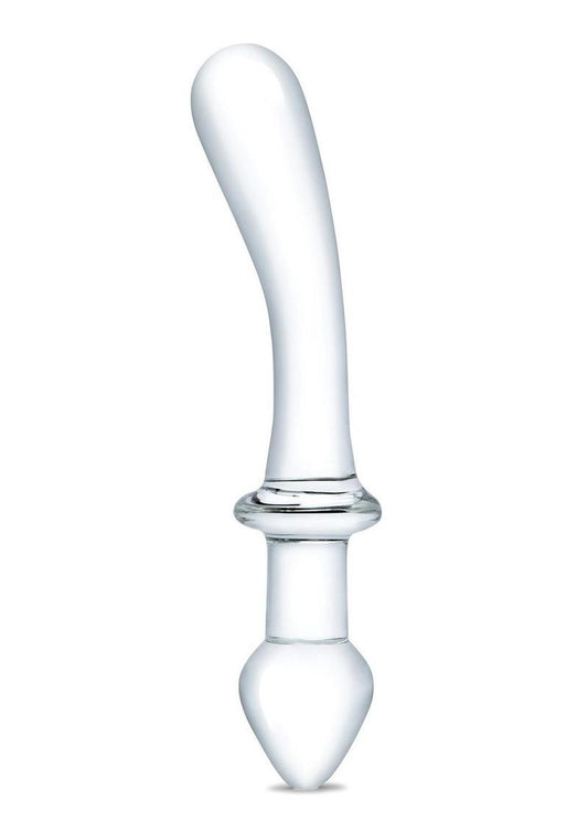 Glas Classic Curved Dual-Ended Dildo - Clear - 9in
