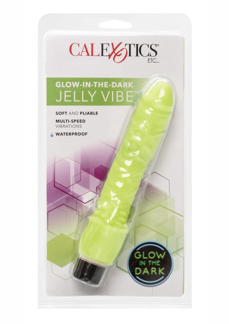 Glow In The Dark Jelly Vibrator - Glow In The Dark/Green