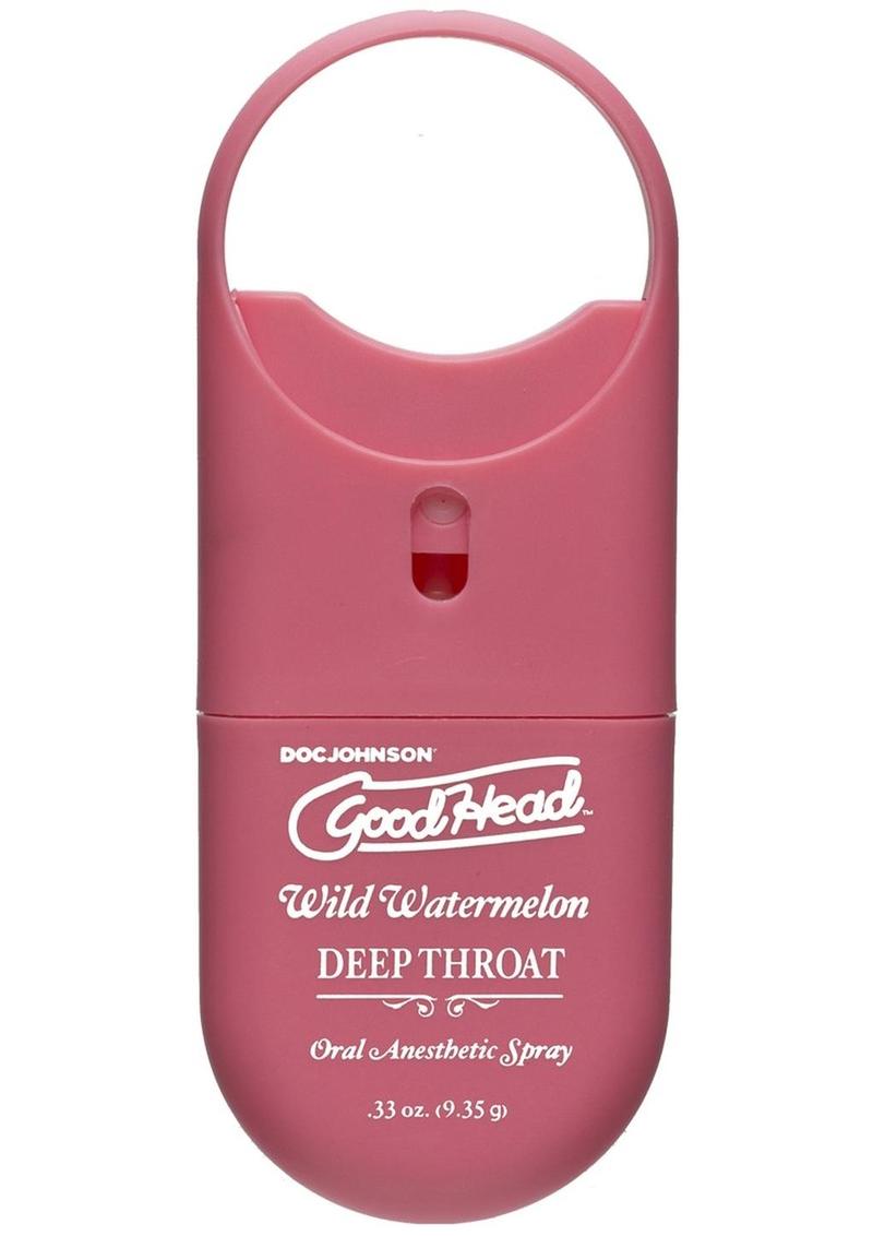 Goodhead Deep Throat To-Go Oral Anesthetic Spray Wild Watermelon