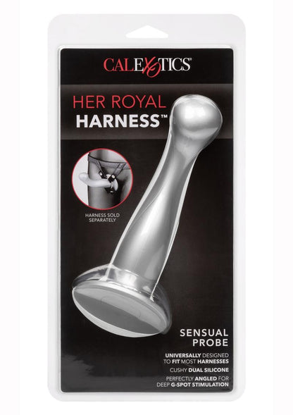 Her Royal Harness Silicone Sensual G-Probe - Silver