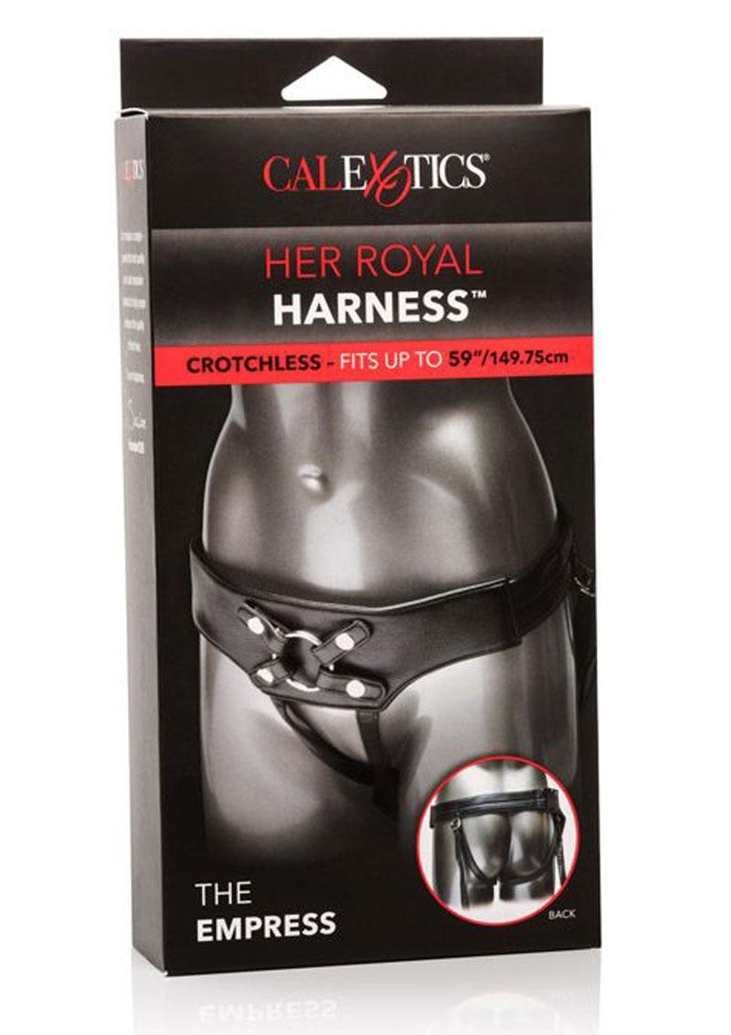 Her Royal Harness The Empress Adjustable Harness - Black