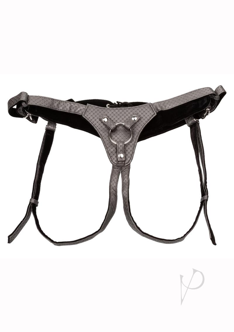 Her Royal Harness The Regal Queen Adjustable Harness - Pewter