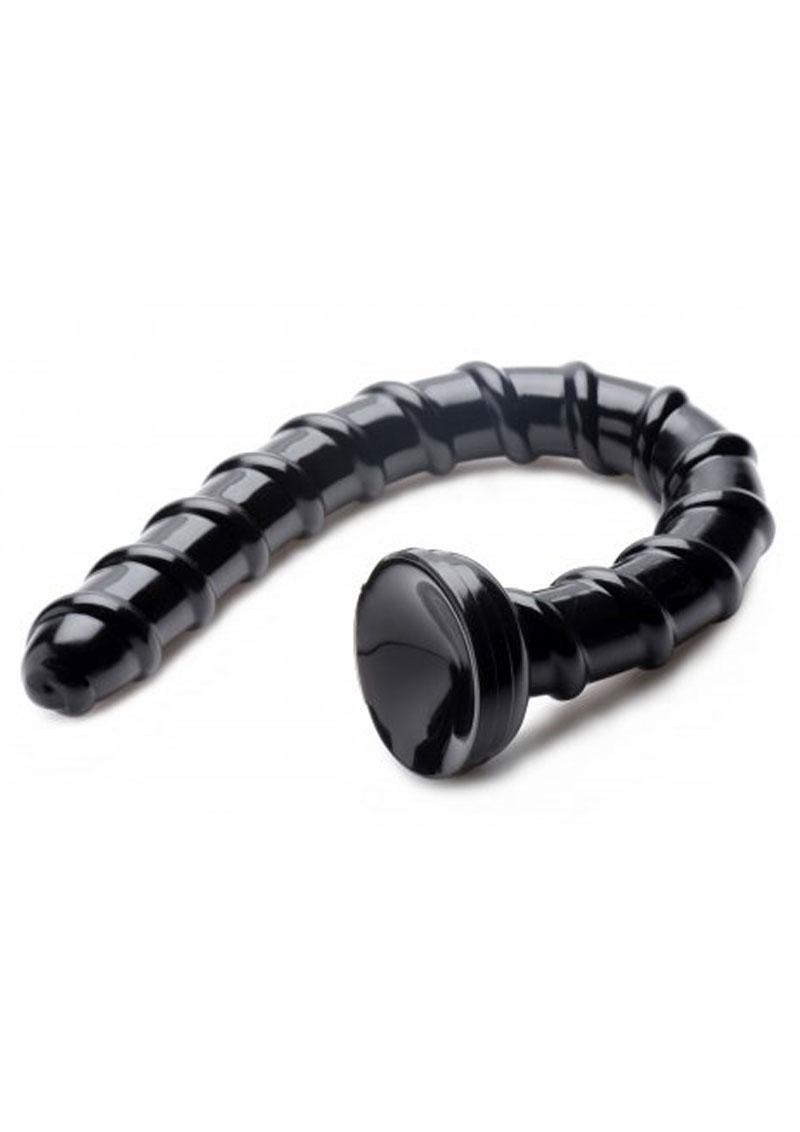 Hosed Swirl Hose - 19in Long - Black