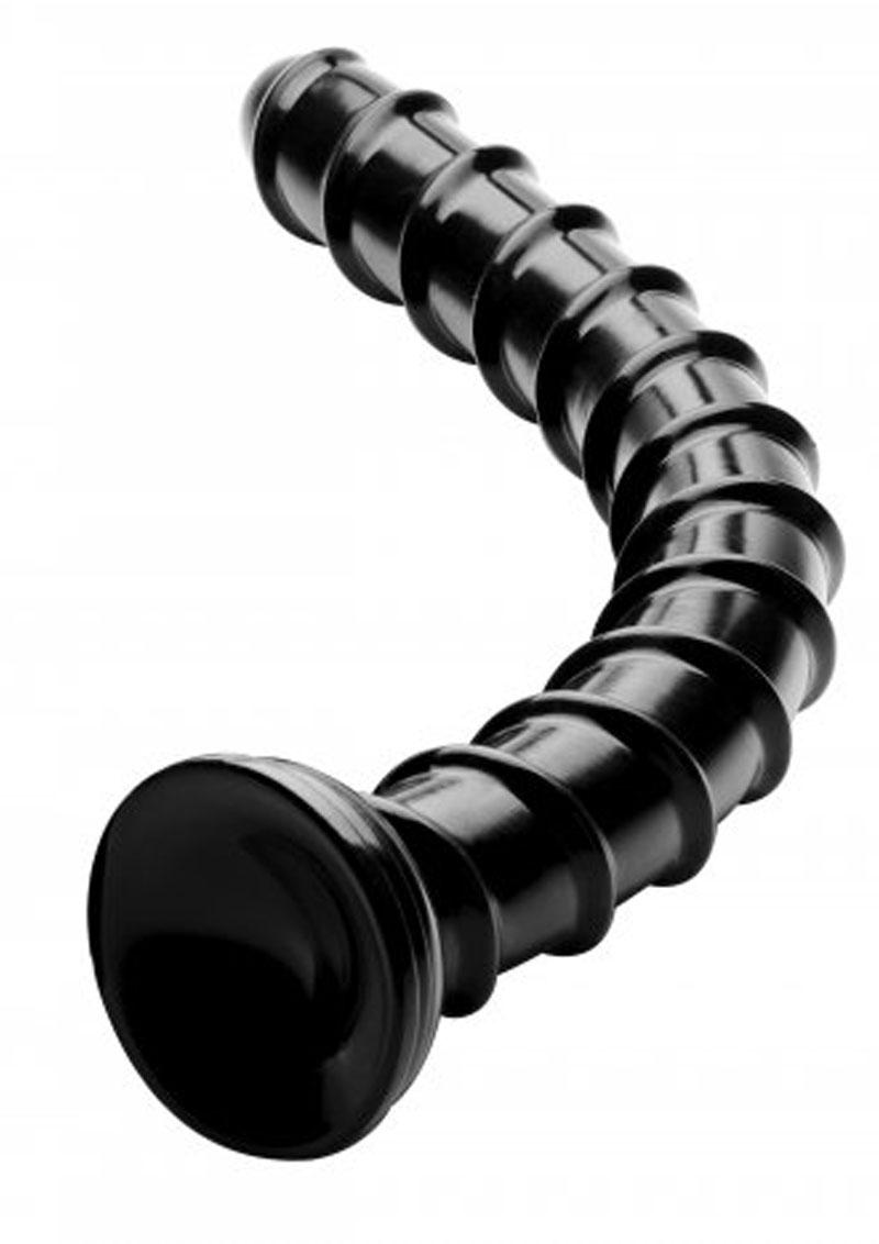 Hosed Swirl Hose 2in - 18in Long - Black