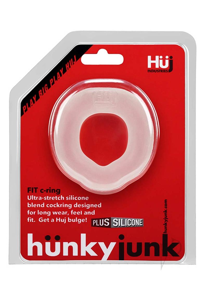 Hunkyjunk Fit Silicone Cock Ring - Clear