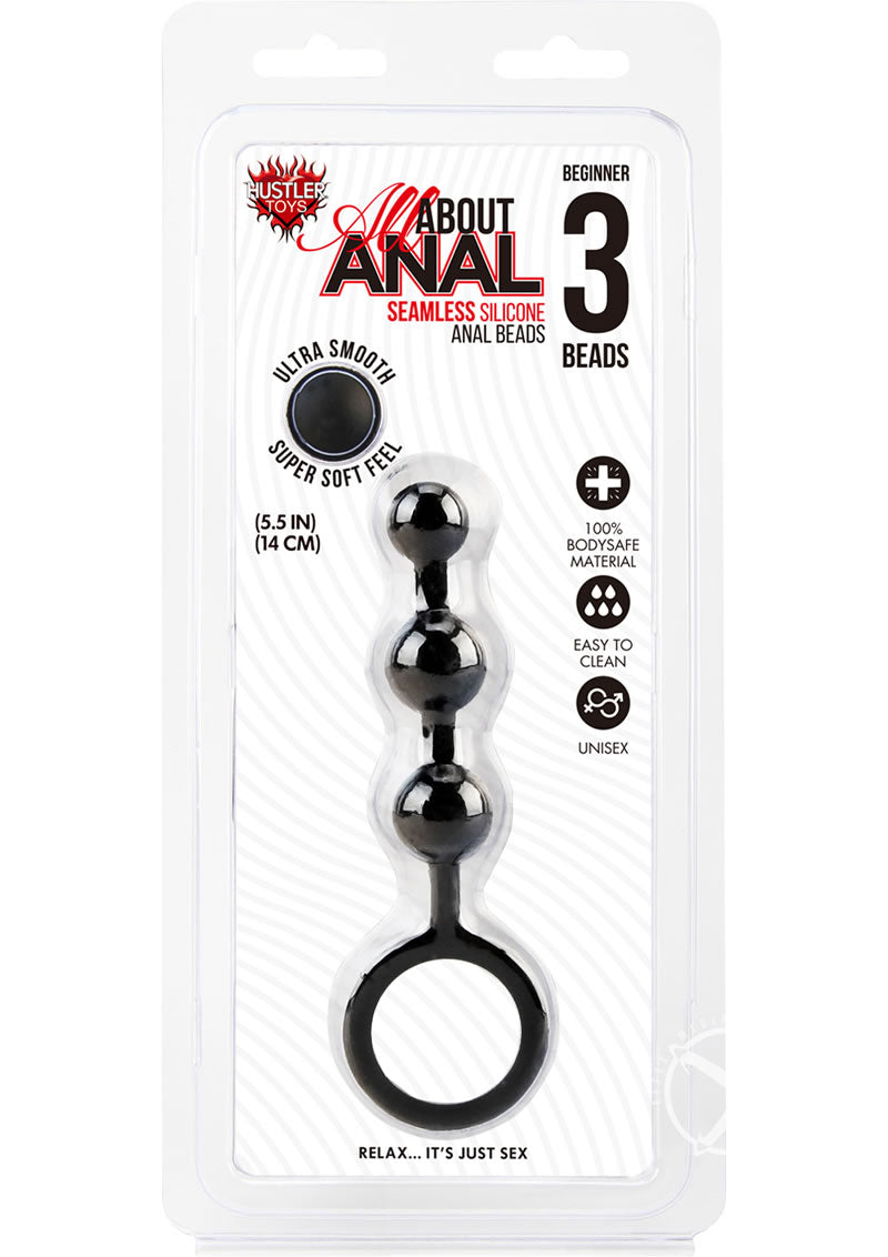 Hustler Silicone Anal Beads 3 Balls Fantasy Fun Factory