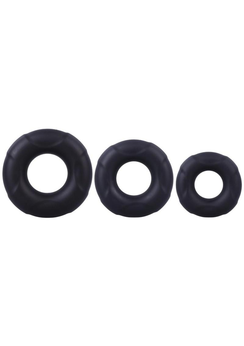 In A Bag Cock Ring - Black - Set