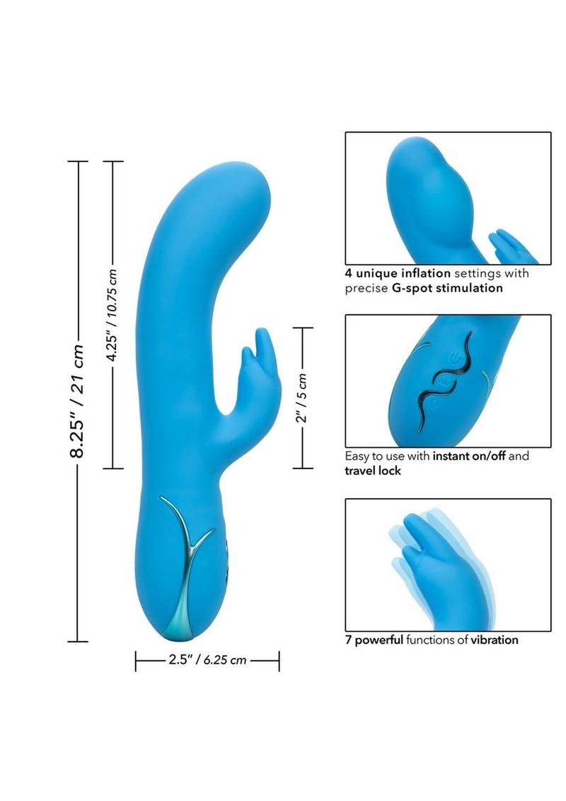 Insatiable G Inflatable G-Bunny Silicone Rechargeable Vibrator