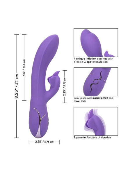 Insatiable G Inflatable G-Flutter Silicone Rechargeable Vibrator