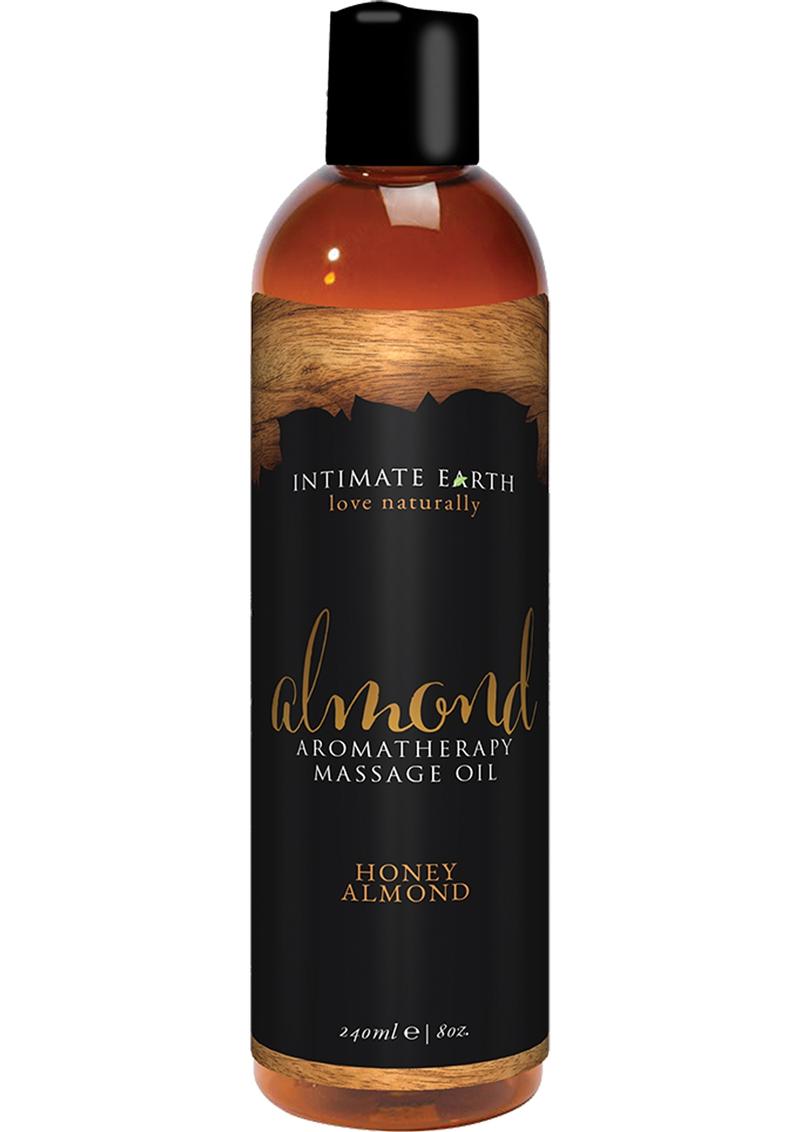 Intimate Earth Almond Aromatherapy Massage Oil Honey Almond - 8oz