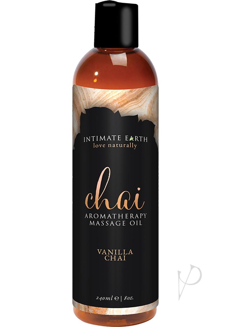 Intimate Earth Chai Aromatherapy Massage Oil Vanilla Chai - 8oz